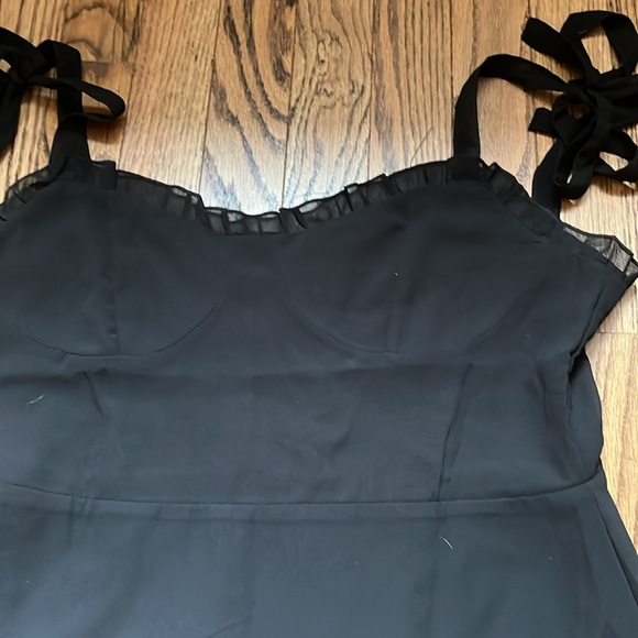 Black Ruffle Dress - Picture 2 of 3